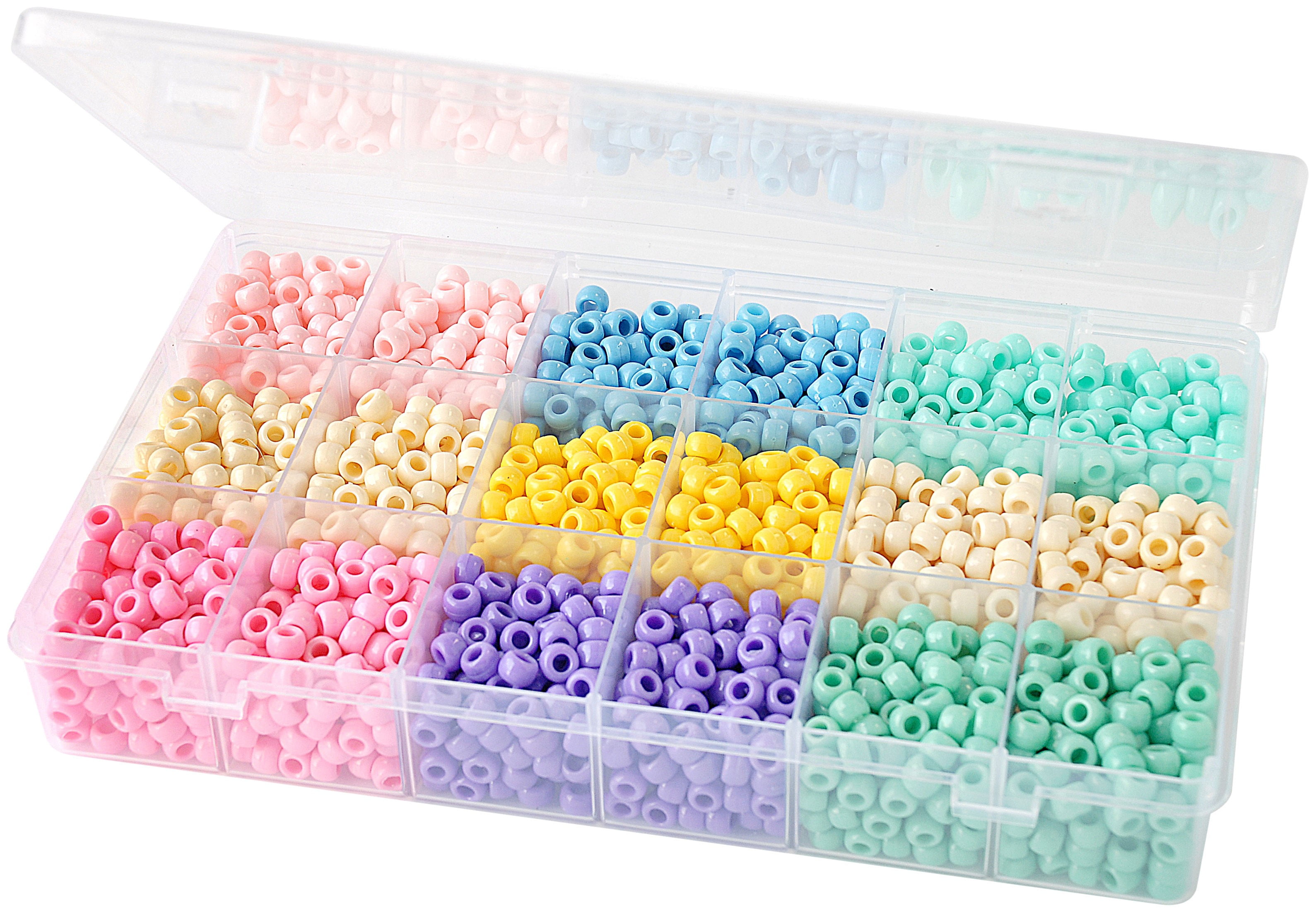 The Beadery - Pastel Pony Bead Box - 2300 Pieces