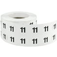 thumbnail image 2 of Circle Dot Number 11 Stickers | 0.5" Inch Round | 1,000 Pack, 2 of 2