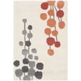 thumbnail image 6 of SAFAVIEH Soho Cahal Floral Wool Area Rug, Beige/Orange, 2' x 3', 6 of 8