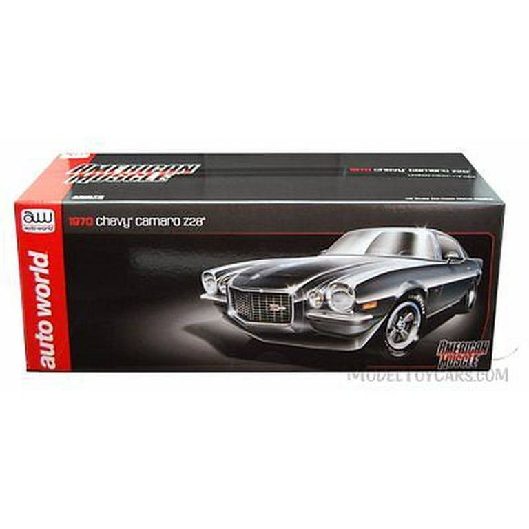 1/18ミニカー　シボレー·カマロＺ28 1970 1970 Chevy Camaro Z28, Gray - Auto World ERTL - 1/18 scale