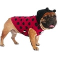 thumbnail image 2 of iChoue Daily Wear Mariquita Sudaderas con capucha, lindos disfraces de perro para Halloween Navidad, trajes para perros medianos, sudaderas sin mangas, ropa para Bulldog Francés Inglés Pug Pitbull - N, 2 of 4