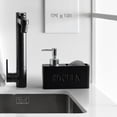 thumbnail image 2 of Distributeur de Savon de Cuisine avec Porte-Éponge, Ensemble de Distributeur de Liquide pour Évier de Cuisine (Noir, Blanc, Marbre Blanc, Jaune Sable), 2 of 5