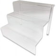 thumbnail image 2 of NicePackaging  Three Tier Stepped Acrylic Riser Display  For Baked Goods / Collectibles / Merchandise / Keepsakes / Decoration ..., 2 of 10