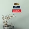 thumbnail image 4 of Basic Watch Your Step Uneven Stairs Sign (Black /Gold) - Small, 4 of 5