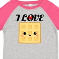 thumbnail image 4 of Inktastic Waffle Lover I Love Waffles Boys or Girls Toddler T-Shirt, 4 of 5