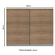 thumbnail image 2 of Alacena 2 Puertas 2 Compartimentos Madesa 80 Cm Marron G258009BGL, 2 of 8