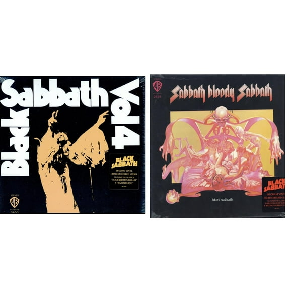 Vol. 4 (180G) & Sabbath Bloody Sabbath (180G) [LP Vinyl Bundle]