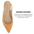 thumbnail image 5 of Journee Collection Womens Sylvia Wide Width Sling Back Covered Block Heel Pumps, 5 of 7
