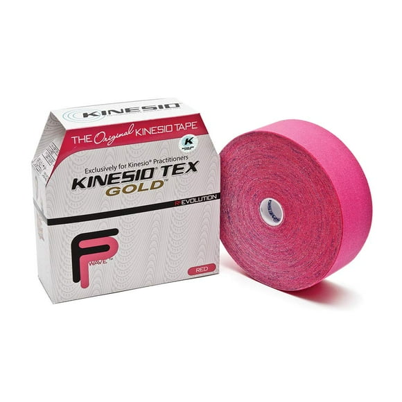 Kinesio Taping - Elastic Therapeutic Athletic Tape Tex Gold FP - Bulk Roll - Red â 2 in. x 103 ft
