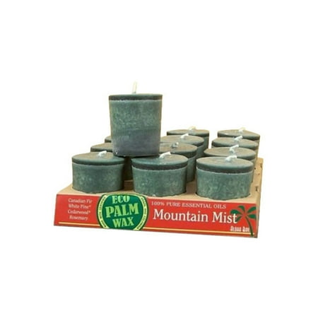 Aloha Bay Palm Wax Mountain Mist Votive Candle - 2 Oz, 12 Ea