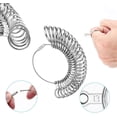 thumbnail image 3 of 7X Ring Size Rod Mandrel Ring Sizer Measuring Tools, Reusable DIY Jewelry Size Tool Set, Metal Finger Gauge Kit, Jewelry Sizer Mandrel, 3 of 5