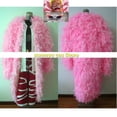 thumbnail image 2 of Disfraz de Cosplay de Donquixote Doflamingo de ONE PIECE, tamaño personalizado, abrigo de plumas rosa para Halloween con gafas, 2 of 5