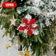 thumbnail image 4 of 12pcs Artificial Flower Christmas Head Powder Flower Home Decoration Wreath Ornaments Pecoration Finished Accessories, Artificial Flower Christmas Wreath, Home Decoration Ornaments, Artificial, 4 of 9