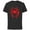 Black, variant on Marvel Spider-Man Into the Spider-Verse Red Icon - Short Sleeve Cotton T-Shirt for Adults -Customized-Black