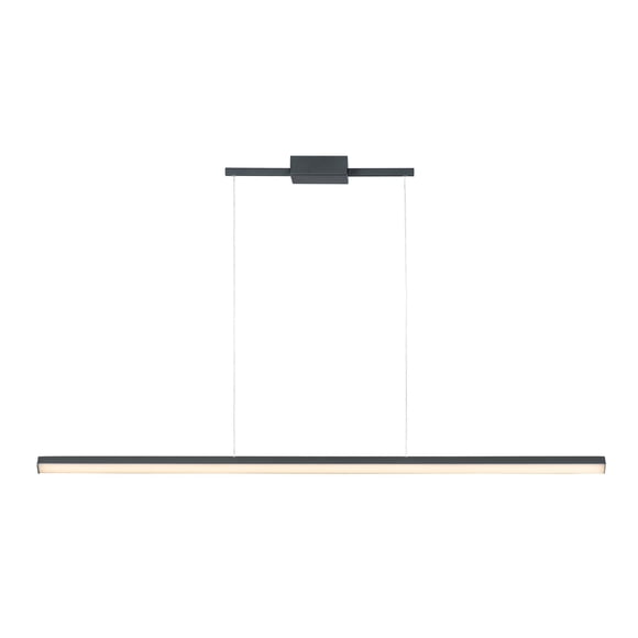 ET2 Hover LED Pendant in Black with Acrylic Diffuser – Modern Linear Design