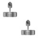 thumbnail image 4 of Monstrate Soporte de cabezal de ducha de 360 ​​°, soporte de cabezal de ducha autoadhesivo ajustable, montaje en pared con 2 ganchos, soporte para No.02 2piezas Monstrate CBP073857, 4 of 6