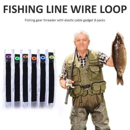 Yiaieng Fly Fishing Leader Tippet 6PCS Fly Fishing Tippet Spool Ring Fishing Tippet Line Holder Tenders Tackle