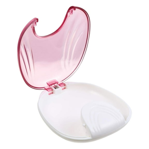 Retainer Case Orthodontic Dental Retainer Box Case Denture Storage Container for Travel Cleaning Overnight Soaking