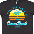 thumbnail image 4 of Inktastic Summer Enjoy the Sunshine Cocoa Beach Florida in Blue T-Shirt, 4 of 5
