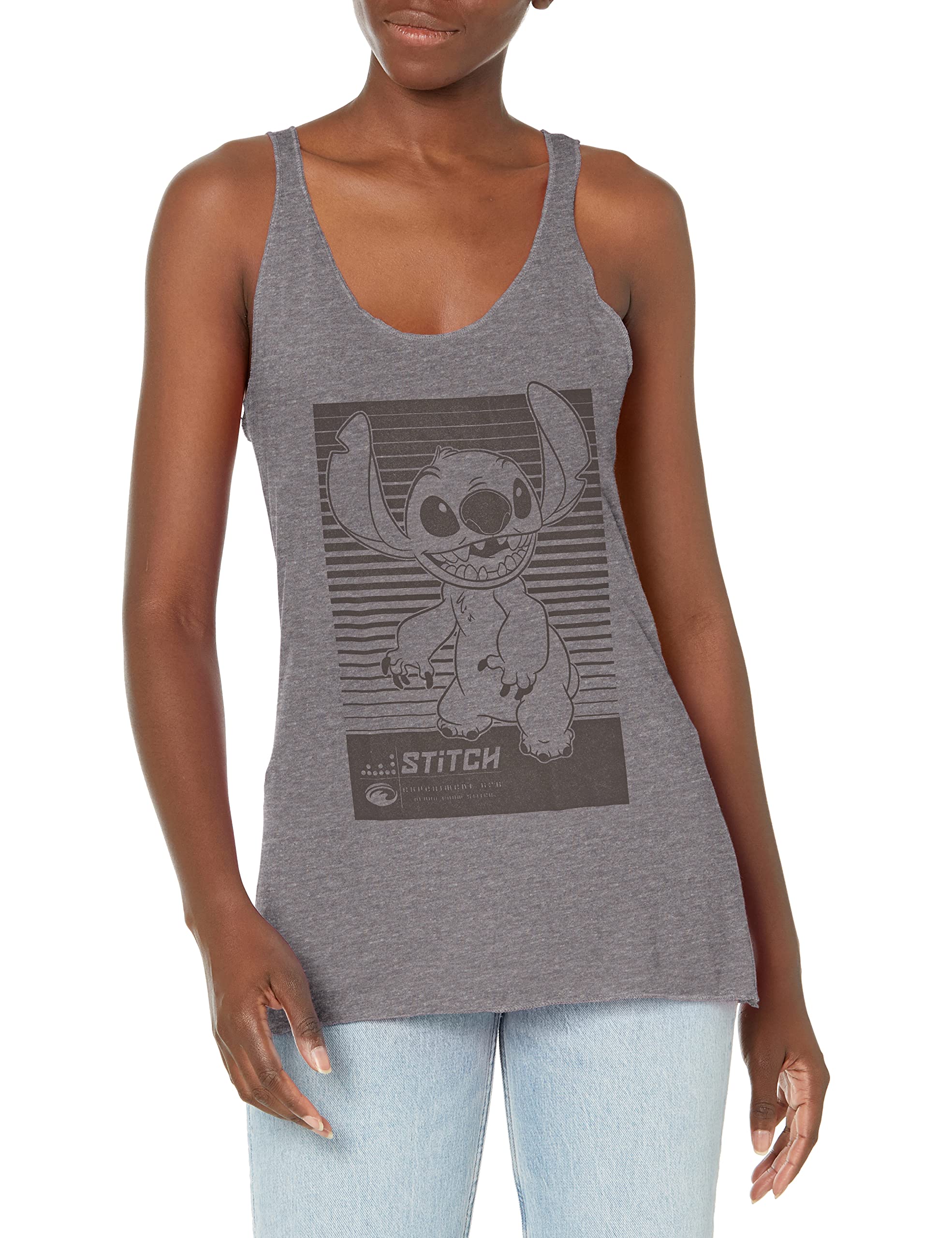 Jurassic Park Women's Safari Logo Tank Top - Tri-Blend Racerback Layering Tee