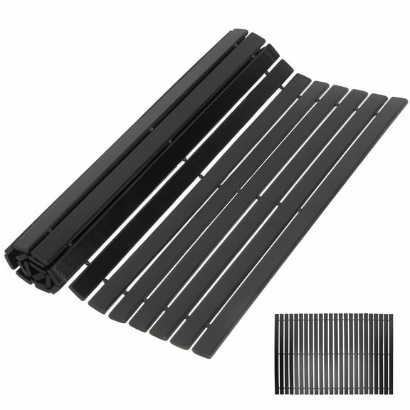 AUQ Bamboo Bath Mat Bathroom Mats Bamboo Floor Cushion Decorative Mat Outdoor Doormats Shower Foot Carpet