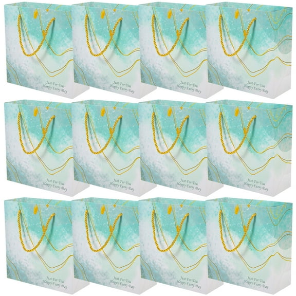 PAMINGONO 12Pcs present Bag Rectangular for Birthday Party Favors Holding Small 5.9x5.5x2.8in