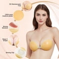 thumbnail image 2 of Sostén AURUZA Adhesivo Strapless Push-Up de Silicona Khaki, 2 of 5