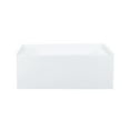 thumbnail image 1 of Swiss Madison Sm-Ab549 Voltaire 54" Three Wall Alcove Acrylic Soaking Tub - White, 1 of 7