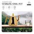 thumbnail image 4 of Stainless Steel Teapot Coffee Electric Kettle with Infuser Gooseneck Pod Maker Golden, 4 of 6