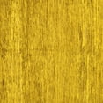 thumbnail image 1 of Ahgly Company Machine Washable Indoor Square Abstract Yellow Modern Area Rugs, 8' Square, 1 of 4