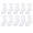 White, variant on Hanes Girls' White Crew Sock, 10 Pack, Sizes S-L