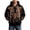 Orange, variant on XDZJLR Mens Halloween Zip Up Hoodies Skeleton Graphic Casual Long Sleeve Jacket Fall Winter Big And Tall Mens Hooded Sweatshirts