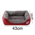 thumbnail image 2 of Cama para perros pequeños, medianos y grandes, sofá cama ortopédico lavable para perros, cama rectangular duradera para mascotas, cama suave para gatos y cama relajante para cachorros, 2 of 5