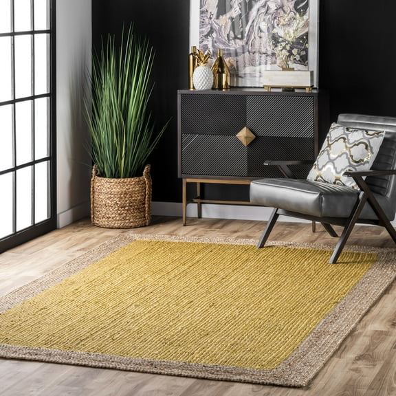 nuLOOM Eleonora Casual Jute Area Rug, 5' x 8', Eleonora Yellow