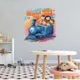 thumbnail image 2 of Whistle While You Ride Joyful Lighthearted Children Train Daycare Wall Art Sticker Designs Vinyl Stickers For Home House Walls Rooms Windows Bedroom Decoration Size (28x28 inch), 2 of 3
