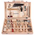 thumbnail image 4 of Children's Tool Set Carpenter Maintenance Tool Box Real Tools Disassembly And Assembly Multifunctional Wood Box 16 Pieces, 4 of 5