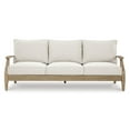 thumbnail image 2 of Signature Design by Ashley Carter Hall Outdoor Eucalyptus Patio Sofa in Beige, 2 of 7