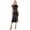 Black, variant on Cowl Neck Sleeveless Backless Maxi Wedding Guest Dress Silk Open Back Tie Back Prom Formal Dresses For Women Women'S Casual Dress Black M
