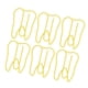 thumbnail image 5 of 100 clips de papel de metal multifuncionales para notas de papel, clips portátiles de oficina para documentos, color amarillo, 5 of 5