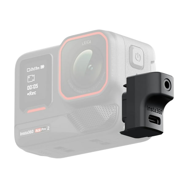 Adaptador de micrófono Insta360 Ace Pro2/Ace Pro/Ace Type-C 3.5 mm