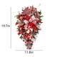 thumbnail image 3 of Corona navideña para puerta de entrada/Corona navideña de camión rojo/Corona de otoño/Corona para puerta de casa interior y exterior/Corona navideña/Árbol de Navidad decorativo colgante, 3 of 7