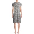 thumbnail image 2 of Secret Treasures Short Sleeve V-Neck Silhouette Nightgown (Women's) 1 Pack, 2 of 7