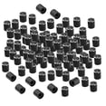 thumbnail image 1 of Miulika 100 Pieces Adjustable Rotate Button Potentiometer Control Knobs, Aluminum Rotary black, 1 of 9
