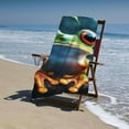 thumbnail image 4 of Colourful Animal Frogs  Beach Towel  Swim Pool Camping, Picnic, Yoga Gym Sports, 4 of 8