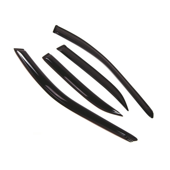 TuningPros Outside Mount Window Visor Deflector Smoke Tinted 4 Pcs Set For 1998-2002 Honda Accord Sedan