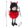 thumbnail image 4 of Kiddiway Halloween Pumpkin Witch Broom Set - Spooky Decor for House Party, Halloween Decorations, Vintage Halloween Decor, Porch Decor, Supply,Black, 4 of 6