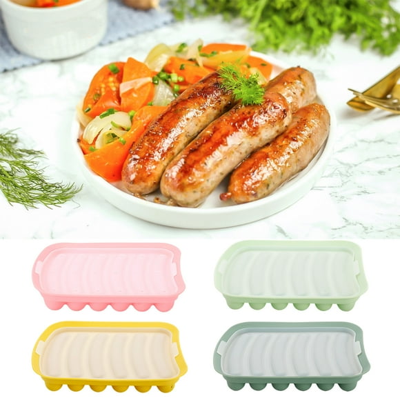 Lubelski Silicone Sausage Mold Non-Stick Easy to Clean Baby Supplements And Steamed Meat Intestines for Healthy And Fun Food Making