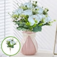 thumbnail image 2 of Artificial Flower Bouquet Realistic Roses Simulation Plastic Floral Decor 12.2 Inch Multi-Color Eco-Friendly Home Office Commercial Decoration(), 2 of 6