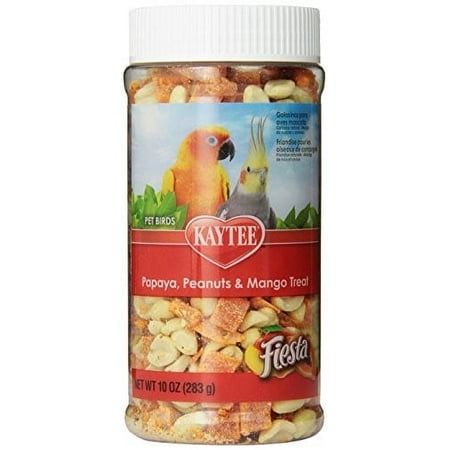 UPC: 0071859942841 | Kaytee Fiesta Papaya Peanuts & Mango Bird Treats 8-oz jar