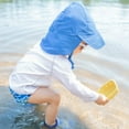 thumbnail image 4 of iPlay Chapeau de Protection Solaire à Rabat Solide - Bleu Clair (Enfant en Bas Âge), 4 of 4